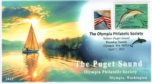 25-151, 2025, Olympia Philatelic Society, Pictorial Postmark, Event Cover, Puget - Picture 1 of 1