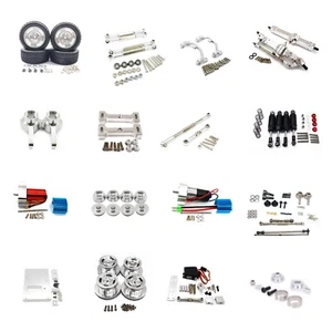 For 1/12 MN-D90 MN-99 MN-91 FJ-45 Rc car Alloy Upgrade Parts Metal Refit Silver - Picture 1 of 50