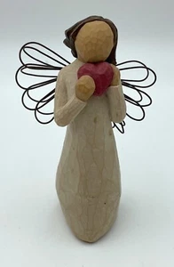 2000 Demdaco Weidenbaum ""Engel des Herzens"" Figur 4 1/2"" groß ohne Karton - Bild 1 von 13
