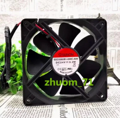 1PC SUNON EEC0382B1-000C-A99 12038 24V 9.2W cooling fan - Image 1 of 4