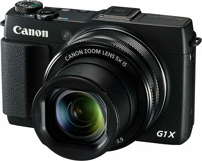 Canon Digital Camera Power Shot G1 X Mark II Optical 5x Zoom MARKII - Image 1 of 4