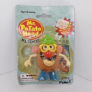 MR. Potato Head Keychain Mini Toy, Basic Fun, Hasbro 1997 New Sealed - Picture 1 of 6