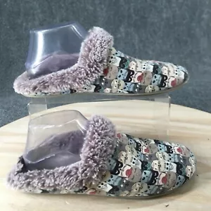 Skechers Slippers Womens 9 Beach Bonfire Scratch Mules Multicolor Faux Fur 31279 - Picture 1 of 15