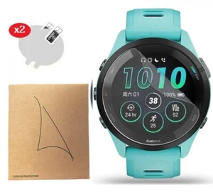 2x Cubierta de reloj inteligente con película de hidrogel Garmin Forerunner 165 - Imagen 1 de 11