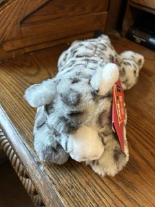 SÜSSER FAO SCHWARZ GRAU GEFLECKTER LEOPARD ADOPTIEREN SIE EIN HAUSTIER PLÜSCHTIER MIT KOSTENLOSEM VERSAND - Bild 1 von 5