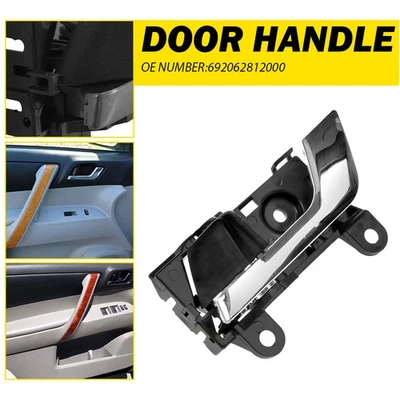 Передняя/задняя черная внутренняя водительская дверь для ручки Toyota Highlander 2008-2013 - Изображение 1 из 4