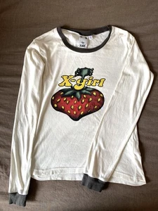 X-Girl 25th anniversary Hysteric Glamour Long T-Shirt S slim Fit Y2K SK1595 - Picture 1 of 5