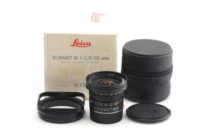 Leitz Leica M Elmarit-M 2,8/21 mm 11134 E60 con capó y caja Foto 1 de 4