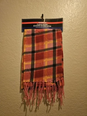 Bufanda polar a cuadros nueva con etiquetas Foto 1 de 2