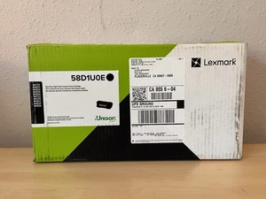 58D1U0E Original Lexmark schwarze Tonerkassette mit extrem hoher Kapazität – NEU OVP GEÖFFNET - Bild 1 von 5