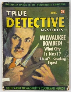 True Detective Mysteries, April 1936, Vintage True Crime Stories, Pulp - Picture 1 of 5