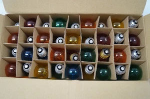 LOT (72) FEIT Electric 11S14-130 Mixed Colors 11W Sign Bulbs NEW Open Box GRG - Picture 1 of 7