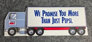 Pepsi Truck-Shaped Advertising Brochure with Beverage Lineup Display - Picture 1 of 9
