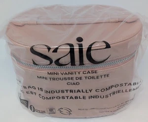 NUEVO, Sellado - Mini Estuche/Bolsa de Maquillaje Saie Vanity Color Melocotón Raro - ¡SE ENVÍA HOY! - Imagen 1 de 5