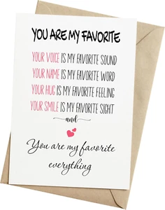 Valentines Day Card, Anniversary, Engagement Card for Him, Her, Husband, Wife, G - Picture 1 of 7