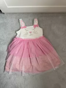 Stunning Monsoon Cute Rabbit Sequin Party Dress - Age 2 - 3 Years - Worn Once! - Picture 1 of 4