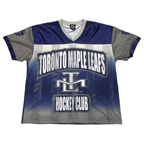 Toronto Maple Leafs Vintage 90s NHL Hockey Jersey Tee Shirt - Mens Small Cover