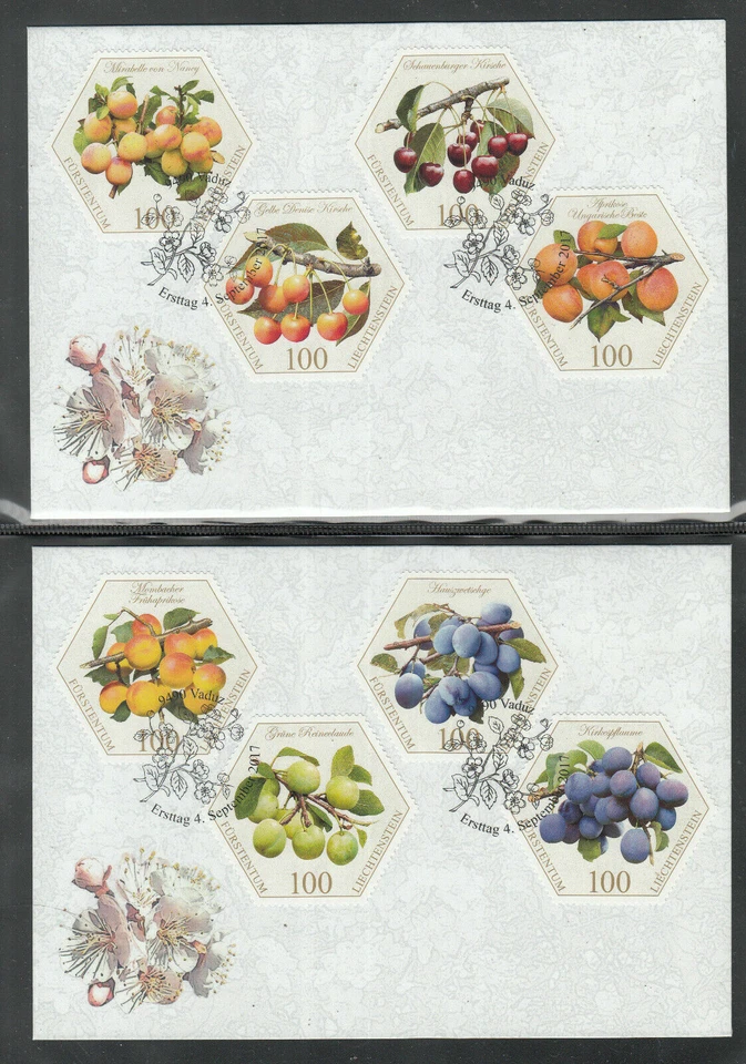 Liechtenstein FDC  2017 - Old types of fruit / Alte Obstsorten - Image 1 of 1