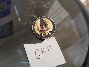 VINTAGE 1960S 70S CHRYSLER IMPERIAL GOLD EAGLE EMBLEM OEM 2401231 BIN GR7 DOOR?? - Picture 1 of 3