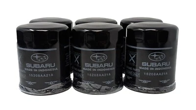 Subaru Engine Oil Filter & Crush Gasket Kit 15208AA21A & 8003916010 - 6 Pack - Image 1 of 4
