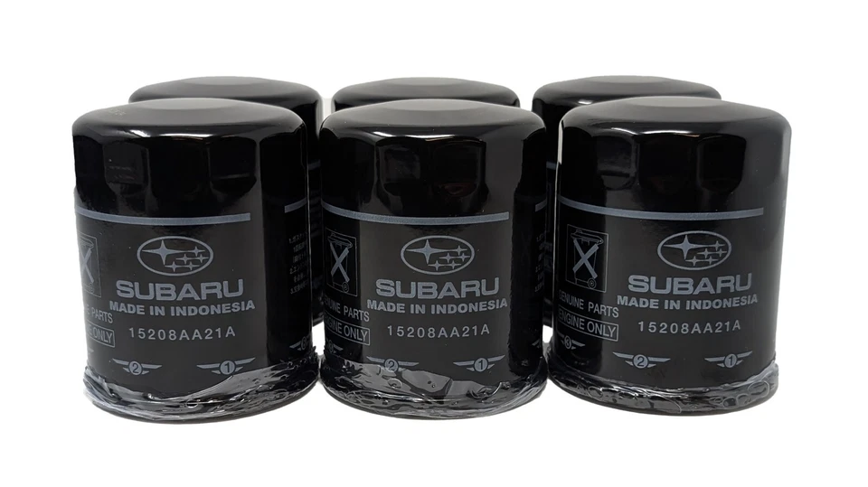 Subaru Engine Oil Filter & Crush Gasket Kit 15208AA21A & 8003916010 - 6 Pack - Image 1 of 4