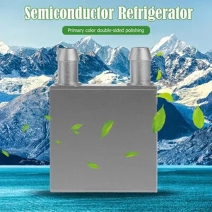 Aluminum Alloy Liquid-Water Silver Cooling Block for Computer (40x40mm) - Afbeelding 1 van 7