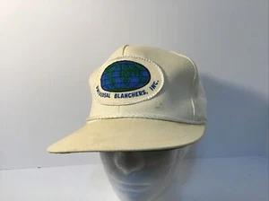 Cappello berretto camionista vintage universale Blanchers patch strapback made in USA marchio K - Foto 1 di 8