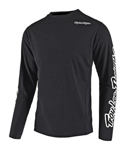 Troy Lee Designs Sprint Jersey Solid Black BMX/Downhill/MTB/Bicycle/Cycling/Bike - Picture 1 of 2