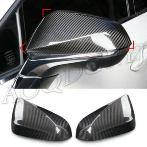 Real Carbon Fiber RearView Mirror Cover Trim For LEXUS NX200T 300H 300 2015-2020 - Picture 1 of 6