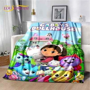 Gabbys Dollhouse Blankets Throw Blanket Comfortable Blanket for Picnic Beds Sofa - Picture 1 of 53