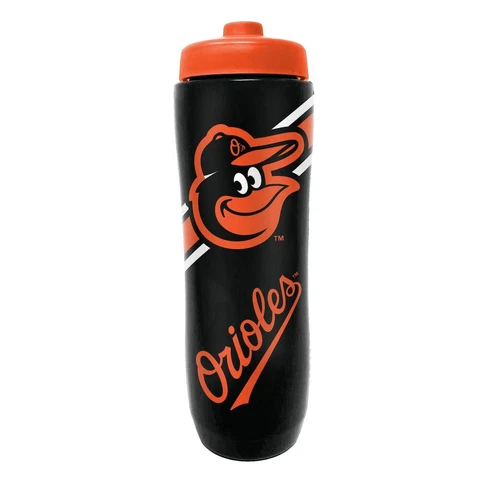 Baltimore Orioles 32oz Squeezy Water Bottle, MLB Licensed BPA Free Cover