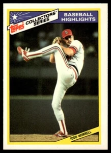 1987 Topps Woolworth Highlights TODD WORRELL #13 Cardinals FREE Ship! - Picture 1 of 2
