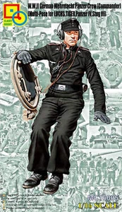 Classy Hobby 1/16 Hobby WWII German Wehrmacht Panzer Crew Commander - Picture 1 of 1