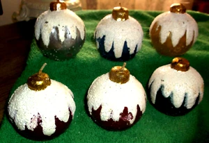 VELAS BOMBILLA NAVIDAD COLOR JOYA VINTAGE - Imagen 1 de 4