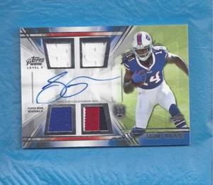 SAMMY WATKINS 2014 TOPPS PRIME AUTOGRAPH RELICS LEVEL 5 QUAD RELIC ROOKIE YEAR ! - Picture 1 of 1
