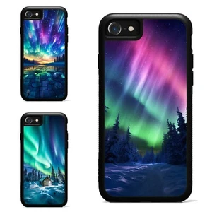 Phone Cases For Apple iPhone Google Motorola Moto aurora borealis skies - Picture 1 of 25