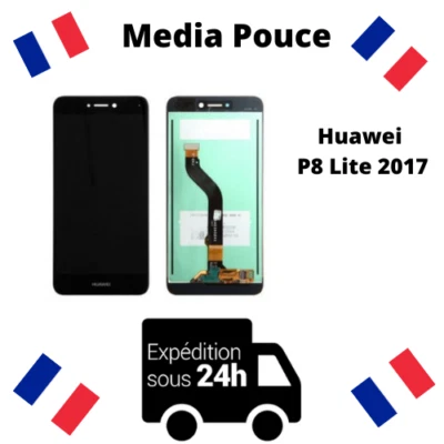 Ecran complet pour Huawei P8 P9 Lite 2017 vitre + LCD DORE/NOIR  - Photo 1/2