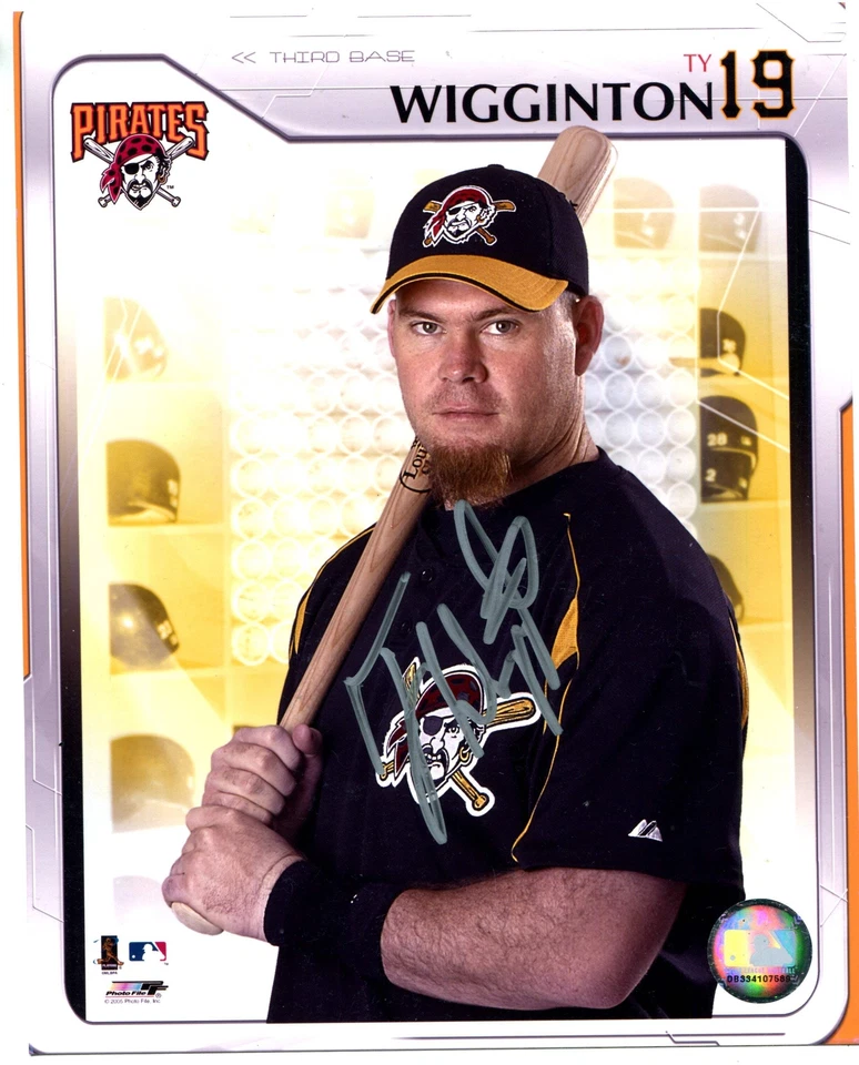 Ty Wigginton Autographed 8x10 Photo - Image 1 of 1