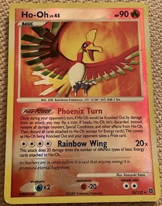 Pokémon Nintendo 2007 Secret Wonders Ho-Oh Holo Rare 10/132 Pokemon Card HP 90 - Picture 1 of 8
