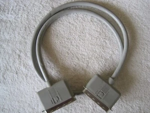 Apple External SCSI Cable | Centronics 50 x 2 | 1 Meter | APN 590-0306-A - Picture 1 of 3