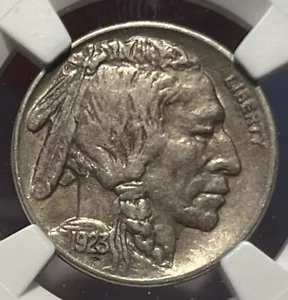 1923 S Buffalo Nickel XF 45 NGC Certified - Picture 1 of 3