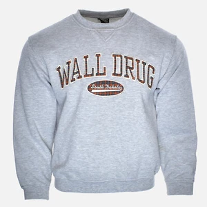 Sudadera De Colección Pared Droga Dakota del Sur Bordada Arco Cuadros Logo Cuello Redondo S - Imagen 1 de 5