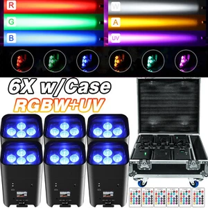 6x18w Wireless Dmx Battery Powered Led Par Uplights Led Uplight APP Wireless Par - Picture 1 of 19