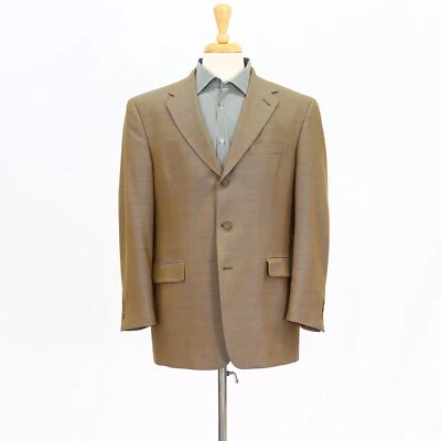 Austin Reed 42S Brown Sport Coat Blazer Jacket Solid 3B Wool - Image 1 of 4