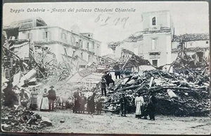 1905 - Reggio Calabria - rubble Palazzo Chindemi Chiantella - Picture 1 of 1