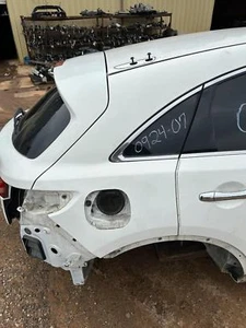 2011-2013 INFINITI FX35 REAR RIGHT SIDE QUARTER PANEL CUT WHITE QAA OEM - Picture 1 of 1
