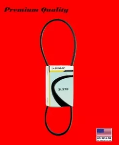 DUNLOP 3L370 V Belt Industrial Grade 3/8" x 37" FHP HVAC Lawn Mower Auto - Picture 1 of 8