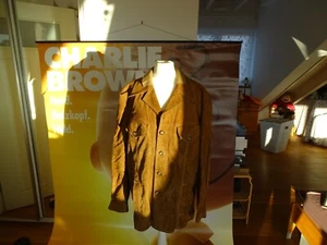 Vintage Echt Wild Leder Jacke Braun Holz Retro Größe 56 Y2k - Bild 1 von 9