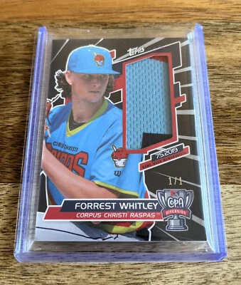 2020 Topps Pro Debut Copa de la Diversion Relic Forrest Whitley 1/1 #COR-AT RC - Image 1 of 2
