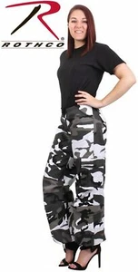 Pantalones de fatiga paracaidista vintage para mujer Rothco 3786 - camuflaje urbano - Imagen 1 de 7